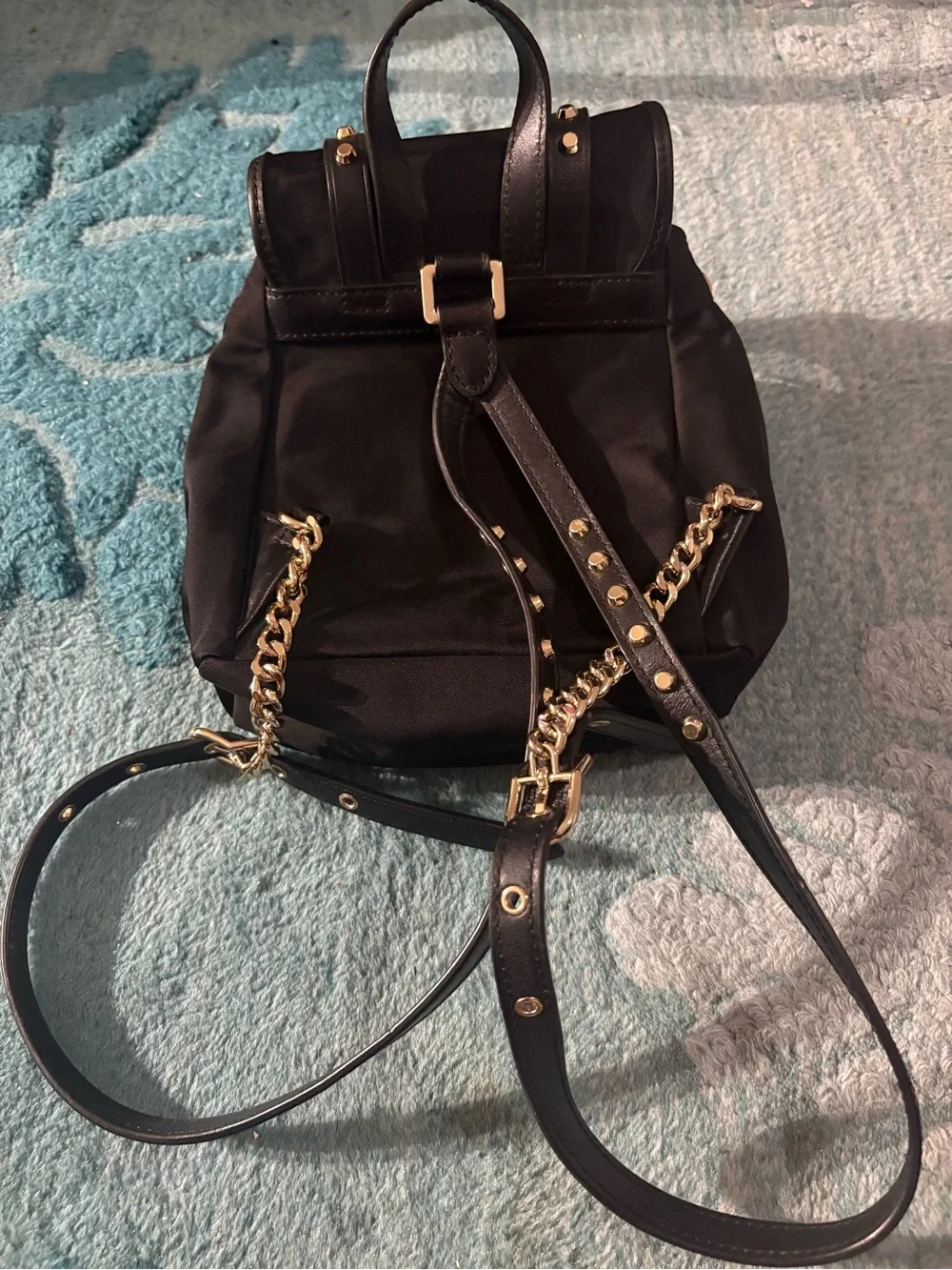 Michael Kors Leila Nylon Mini Flap Backpack